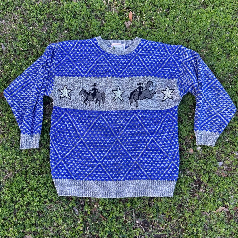 VINTAGE ORGANICALLY GROWN Cowboy Sweater